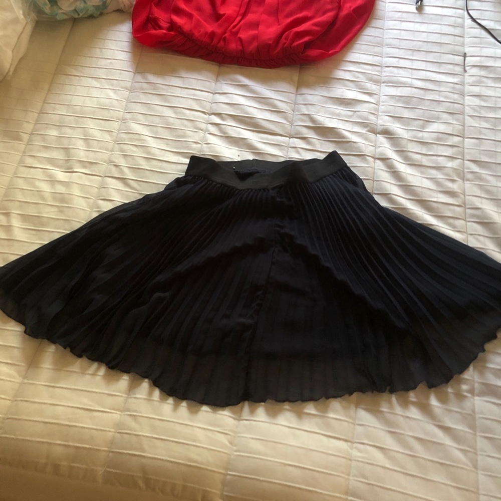 Navy blue flowy skirt